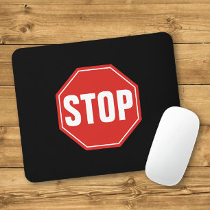 STOP Sign Mouse Pad