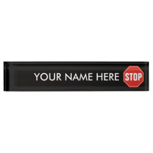 STOP Sign Nameplate