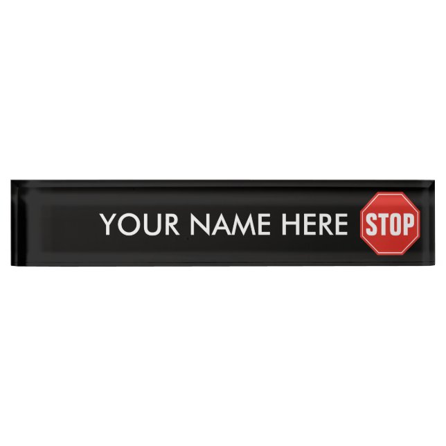 STOP Sign Nameplate (Front)
