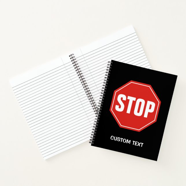 STOP Sign Notebook (Inside)