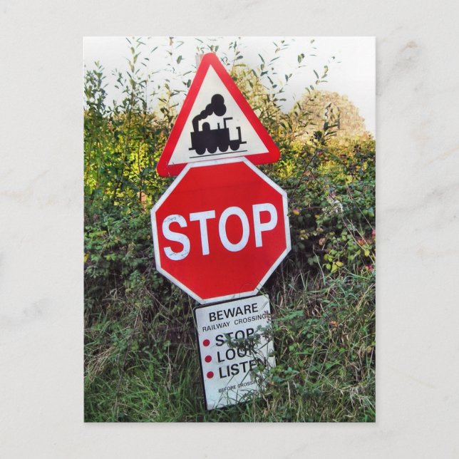 Stop Sign Postcard (Front)