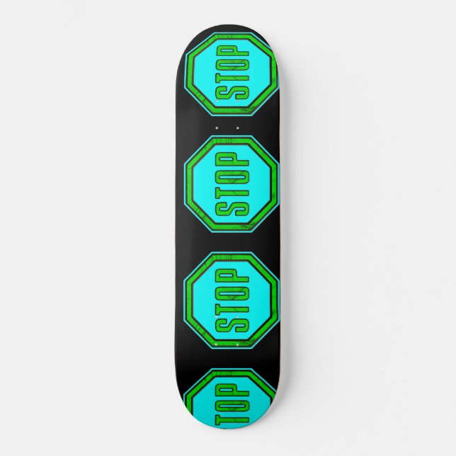 Stop sign skateboard (Front)