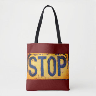 STOP Sign Tote Bag