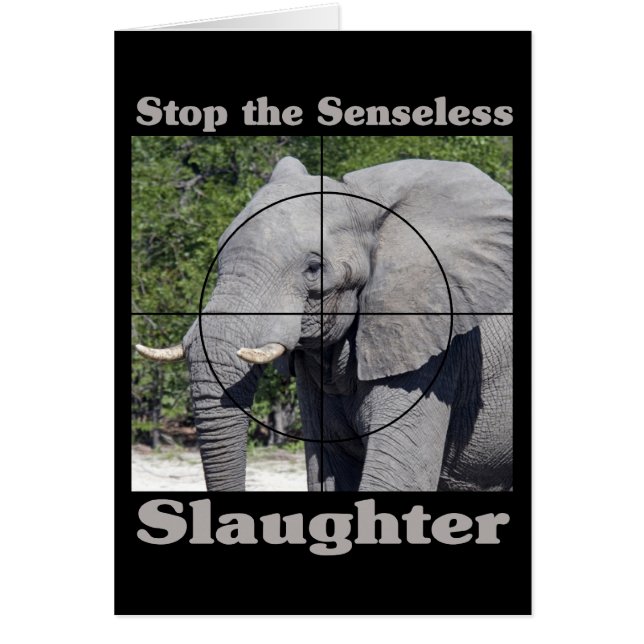 Stop Slaughter-Elephant (Front)