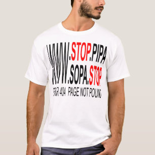 Stop SOPA & PIPA T-shirt