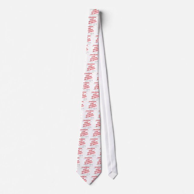 Stop Spending - Congress Tie (Front)