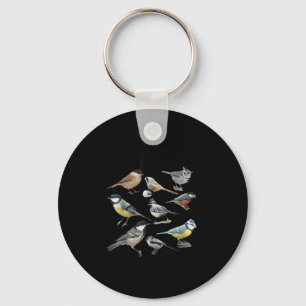 Stop Staring At My Funny Birds Lover Saying Quote  Keychain