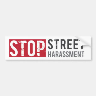 Stop Street Harassment Bumper Sticker