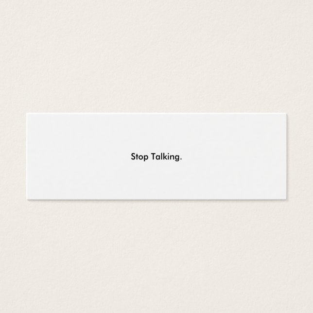Stop Talking Cards (Front)
