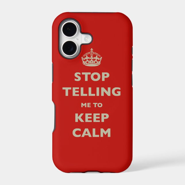 Stop Telling Me To Keep Calm (Back)