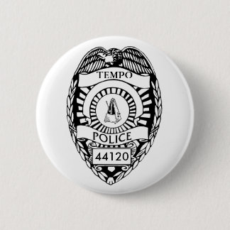 Stop! Tempo Police! 2 Inch Round Button