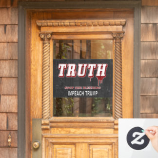 STOP The BLEEDING Window Cling
