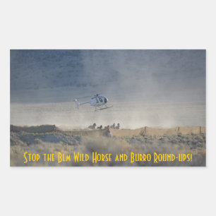 Stop the Blm Wild Horse and Burro Stickers