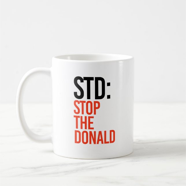 STOP THE DONALD COFFEE MUG (Left)