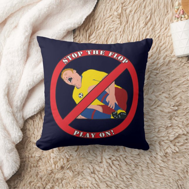 STOP THE FLOP THROW PILLOW (Blanket)