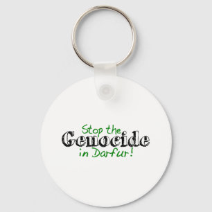 Stop The Genocide Darfur Keychain