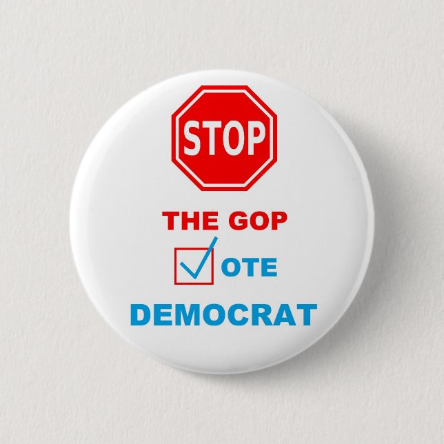 STOP THE GOP - BUTTON (Front)