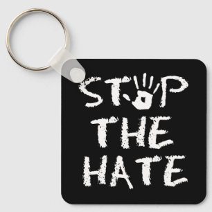Stop the Hate Keychain