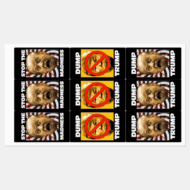 STOP THE MADNESS! DUMP TRUMP! (Sheet)