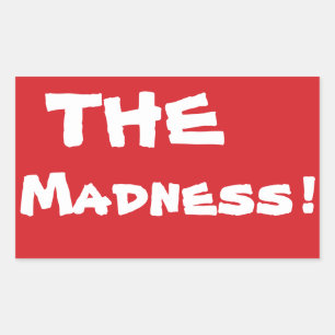 STOP the Madness Stop Sign Sticker