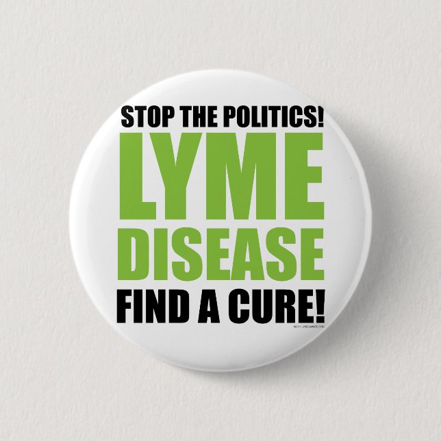 Stop the Politics 2 Inch Round Button (Front)