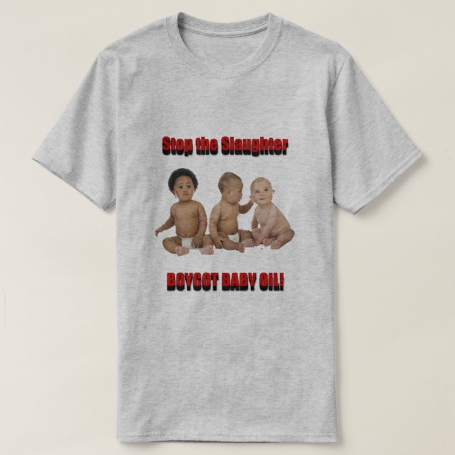 stop the slaughter T-Shirt (Design Front)