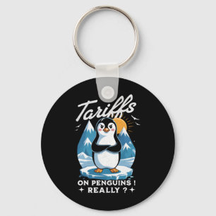 Stop The Tariffs Anti-trump Fafo Resist Penguins N Keychain