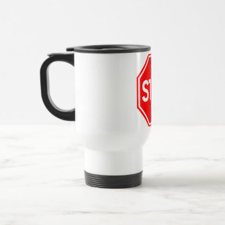 stop the war travel mug