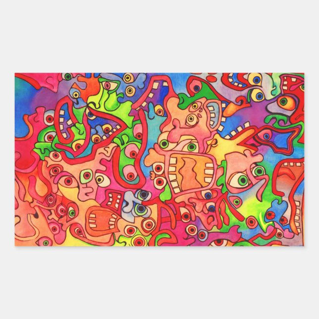 Stop the world, I want to get off! Sticker (Front)