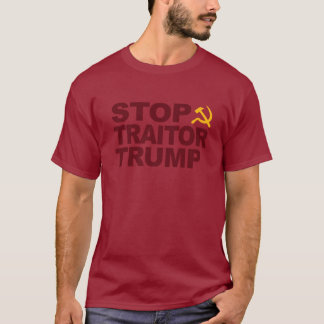 "Stop Traitor Trump" Maroon shirt 
