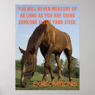 Stop trying to meet other people's expectation (L) Poster