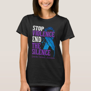 Stop violence end the silence domestic violence Aw T-Shirt