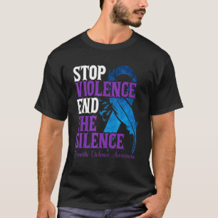 Stop violence end the silence domestic violence Aw T-Shirt