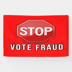 Stop Vote Fraud Banner
