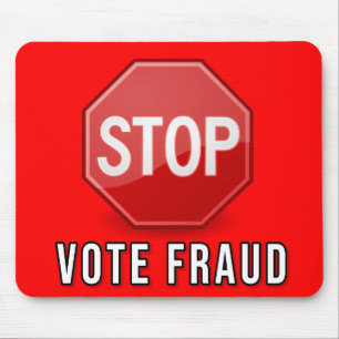 Stop Vote Fraud Mouse Pad