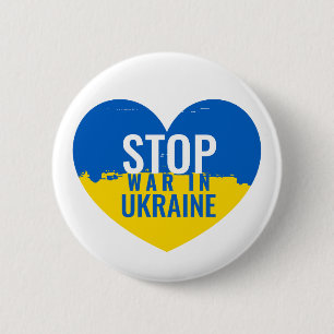 Stop war in Ukraine. Button