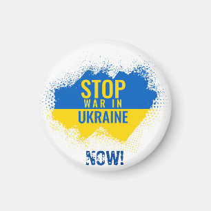 Stop War in Ukraine Now Magnet