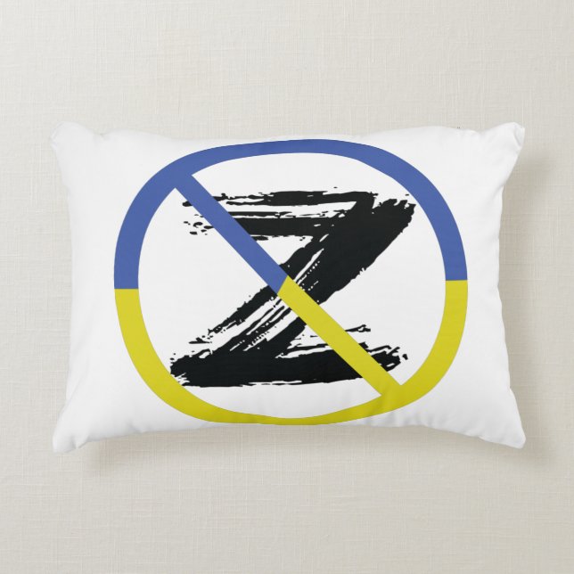Stop war in Ukraine Throw Pillow (Front)