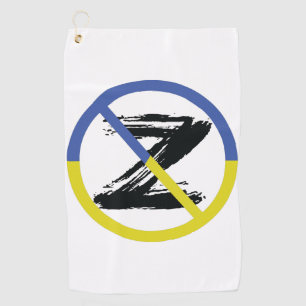 Stop war in Ukraine Throw Pillow Golf Towel