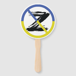 Stop war in Ukraine Throw Pillow Hand Fan