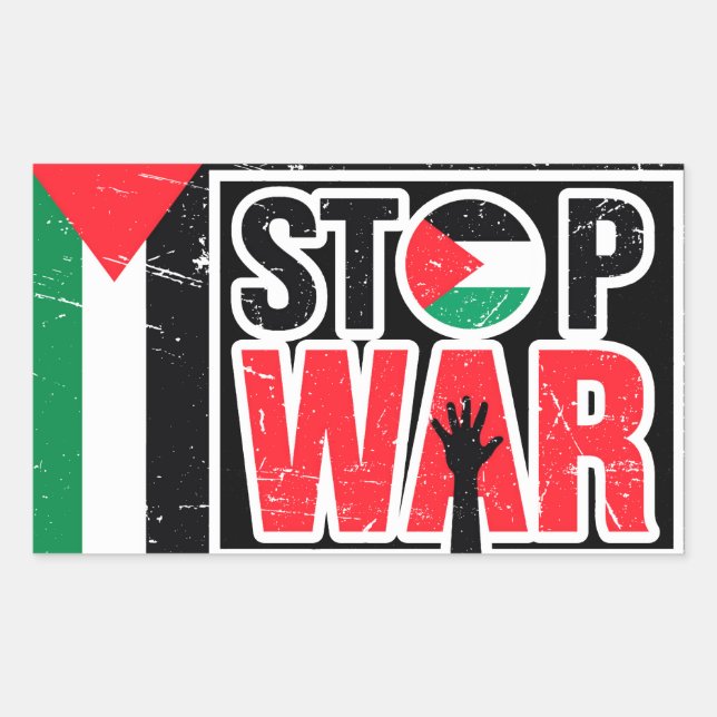 Stop War - Palestinian Lives Matter Freedom Free  Sticker (Front)