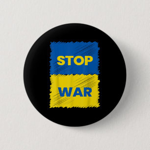 Stop War - Save Ukraine - Stop The War In Ukraine 2 Inch Round Button
