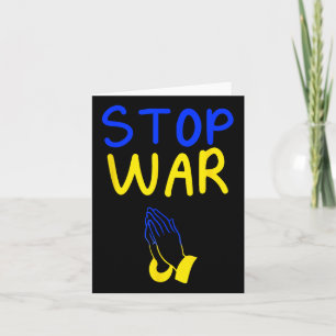 Stop War Ukraine Help Card