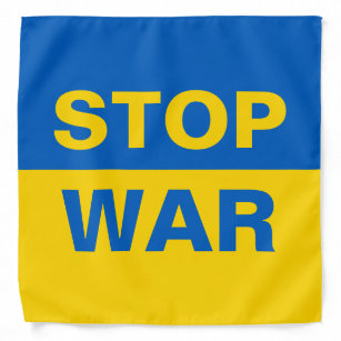 Stop War Ukraine Ukrainian Bandana