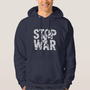 "STOP WAR" with Multiple Peace Doves T-Shirt Hoodie