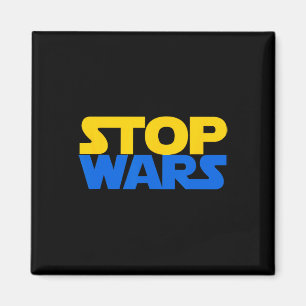 Stop Wars Ukraine Slava Ukrainian Flag Sunflower U Magnet