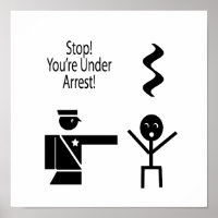 stop youre under arrest music humor 2