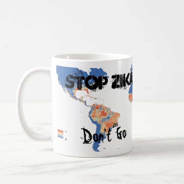 Stop Zika / Support Research Mug par RoseWrites (Gauche)