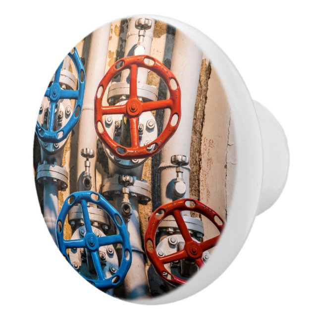 Stopcock in the Schiffbau, Zurich Ceramic Knob (Right)