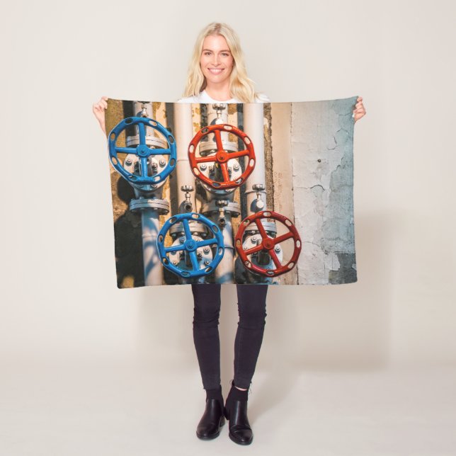 Stopcock in the Schiffbau, Zurich Fleece Blanket (In Situ)